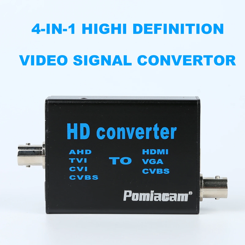 4 in 1 TV Full HD 1080p for Security Monitoring NTSC/PAL Analog signal Video Con