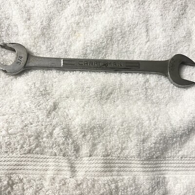 Craftsman USA V Series Open End Wrench  7/8  By 3/4  Inch   Vintage