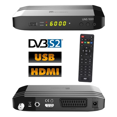 Univision FullHD SAT Receiver HDMI SCART USB DVB-S2 TV Satellitenreceiver HDTV