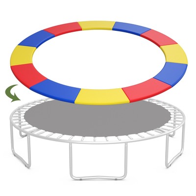 Topbuy Multi-Size Trampoline Replacement Safety Pad Waterproof Spring Cover