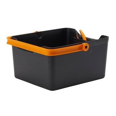 Indoor and More Tool Organizer Caddy, 1Piece, Orange and Black