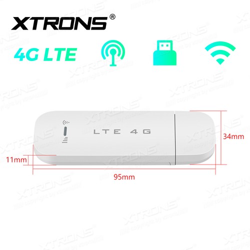 XTRONS 4G LTE USB Dongle Modem Wireless Router Mobile Broadband WIFI SIM Card