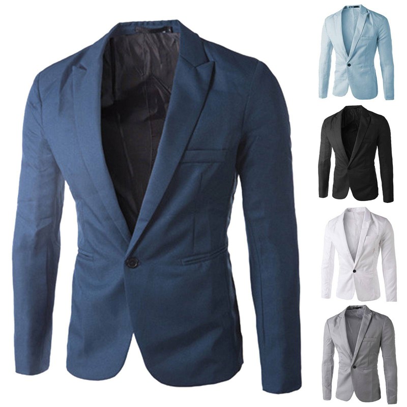 Herrensakko Sakko Anzug Blazer Klassische Sweatjacke Party Business Blazer Jacke