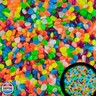 500pc Glow in The Dark Stones Glow Pebbles for Outdoor Garden Luminous Pebbles Glow in Dark Pebbles Glowing Fish Tank Rocks Glow Stones for Yard Walkway Pathway Aquarium,Color