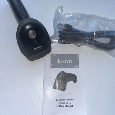 Eyoyo EY-H2 Handheld USB Barcode Scanner 2D QR Code Bar Code Scanner