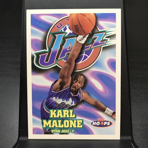 1997-98 Skybox NBA Hoops Karl Malone Card #150 Utah Jazz
