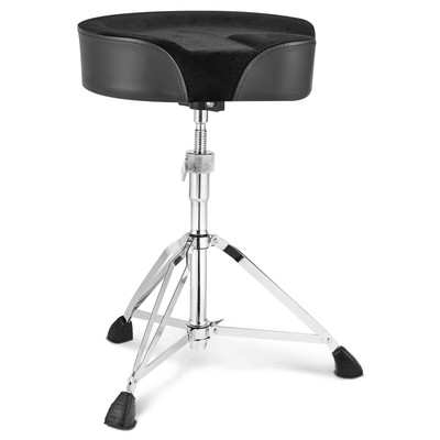 VEVOR Saddle Drum Throne 22-27.8 in / 560-705 mm Adjustable Padded Drum Stool