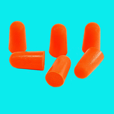 6 Orange toy gun safety plugs allow the sale cap guns & replica toy gun parts 