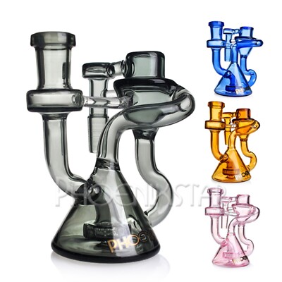Ash Catcher 14mm 90 Degree Phoenix Star Recycler Ash Klein Loop PICK COLOR