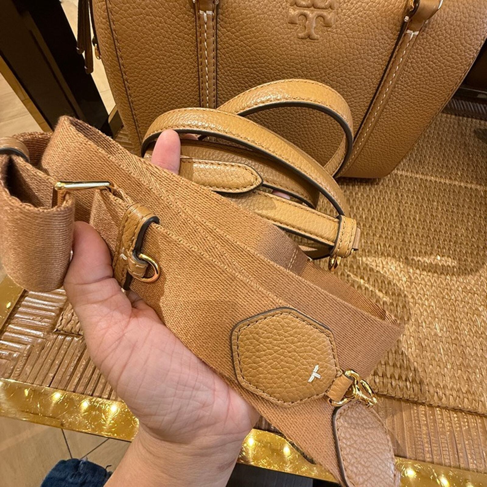 New Tory Burch Thea Satchel 163516 IN TIRAMISU | eBay