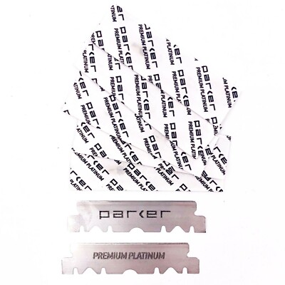  Parker PTB Straight/Shavette Razor Push Type Blade Load - Professional Quality