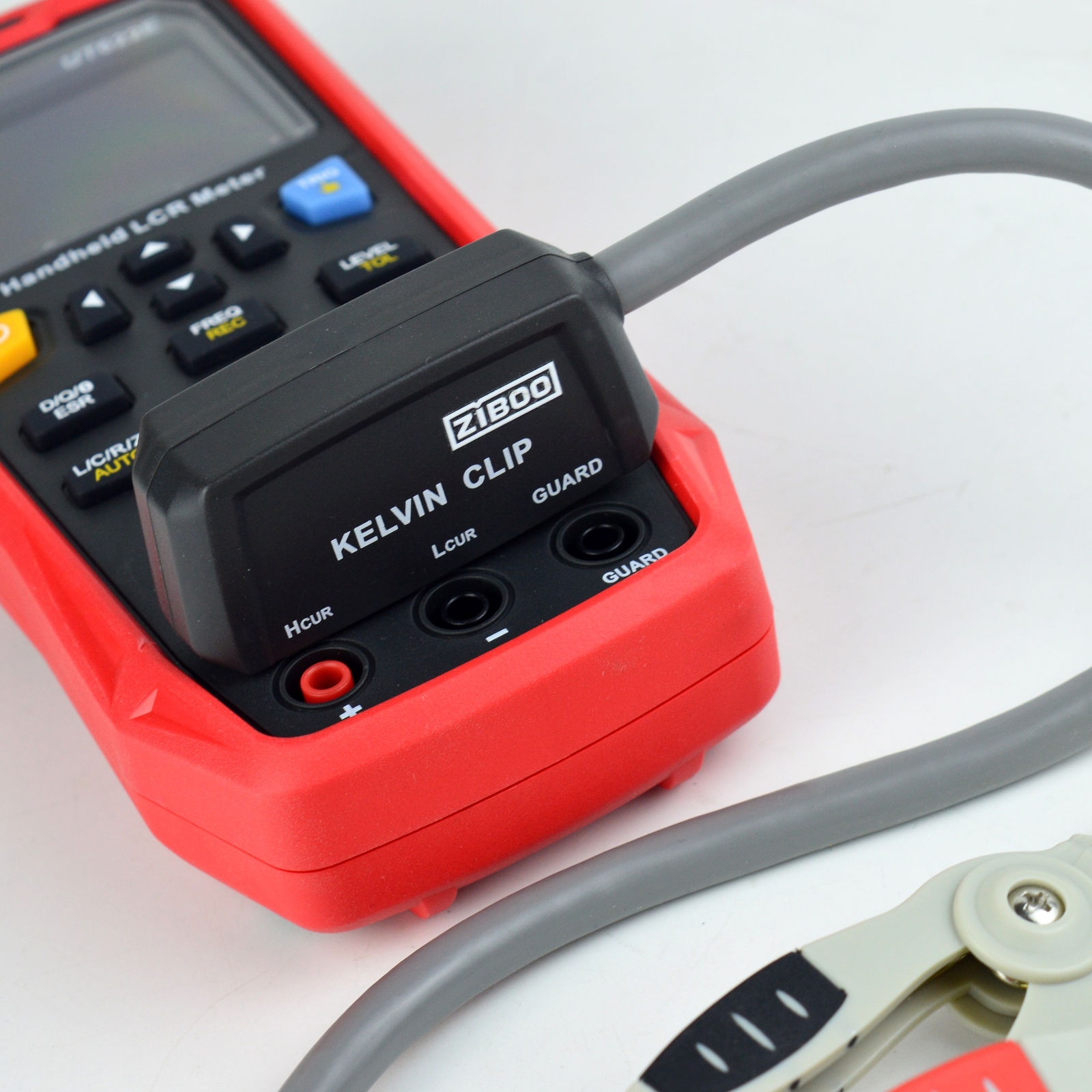 ZIBOO ZB-L100K LCR Test Clip Universal Digital Bridge Kelvin Test Line SMD Chip✦