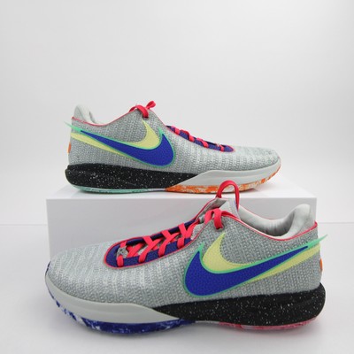 Nike Lebron Basketball Shoe Men's Gray/Blue New without Box