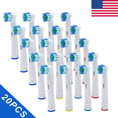 20x For Oral-B Electric Toothbrush Fit Advance Power/Pro Health/Triumph/3D Excel