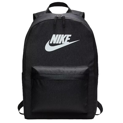 Nike Heritage 2.0 Unisex Padded Strap Backpack (25L) Black BA5879 Rucksack