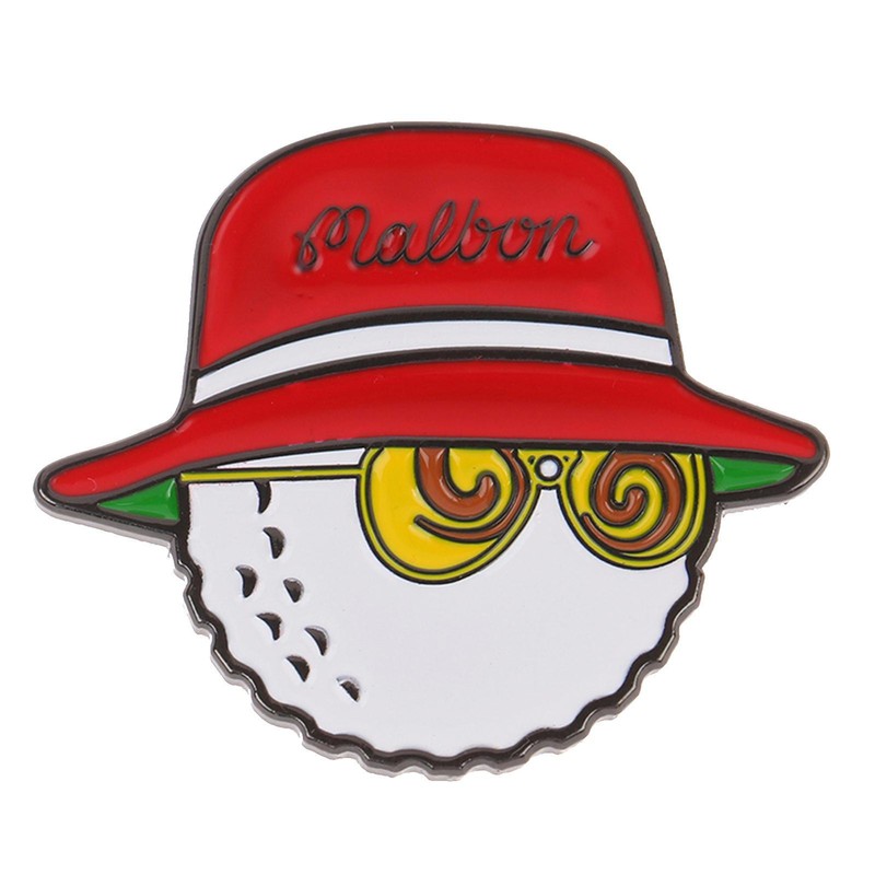 1pc Golf Ball Marker Holder Golf Hat Clip Magnetic Alloy Golf Mark Easy Attach