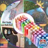 UZLU 90 PCS Sidewalk Chalk 30 Color Tie Dye Drawing Chalks for Kids, Colored Jumbo Washable Chalk Giant Box Non-Toxic Dustless,Painting on Sidewalk Bulk,Outdoor Art, Blackboard, Playground