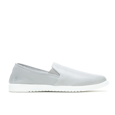 

Hush Puppies Женские повседневные серые кожаные туфли без шнуровки Vapor 6 M, Vapor grey leather