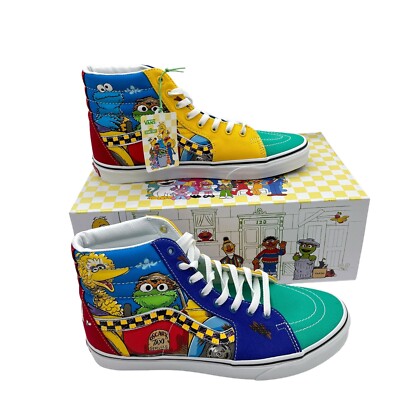 VANS X SESAME STREET SK8-HI unisex SHOES VN000D5IBMB MULTI US10/28cm, NEW