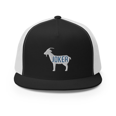 Nikola Jokic Hat, Denver Nuggets Jokic Cap, GOAT Joker Cap, Snapback Trucker Hat
