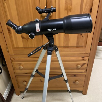 400X80mm Telescope Astronomical 16-133X with 10X Mobile Holder Carrying Bag Gift