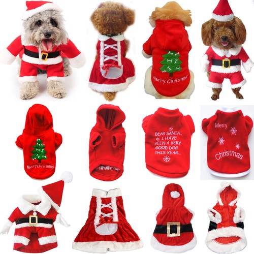 Haustier Hund Weihnachten Kapuzenpullover Hundebekleidung Outdoor Mantel Jacke