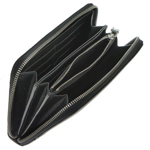 Pre-owned Bvlgari Men's Wallet 36968 Octo In Black