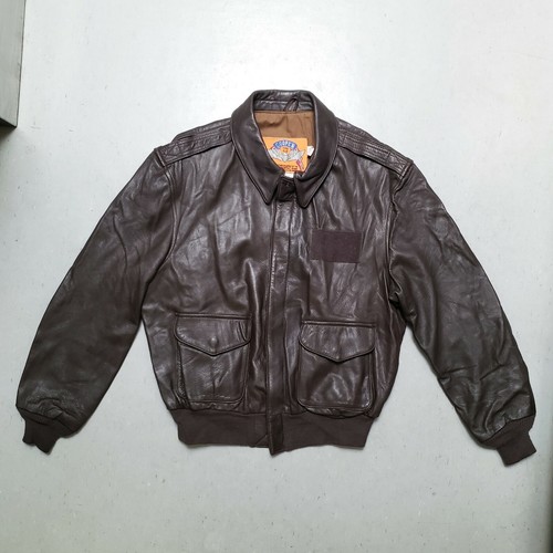 ジャケット・アウター COOPER A-2 Leather Flight Jacket 40Lsize Cooper Original™ 50 Mission™ Goatskin 