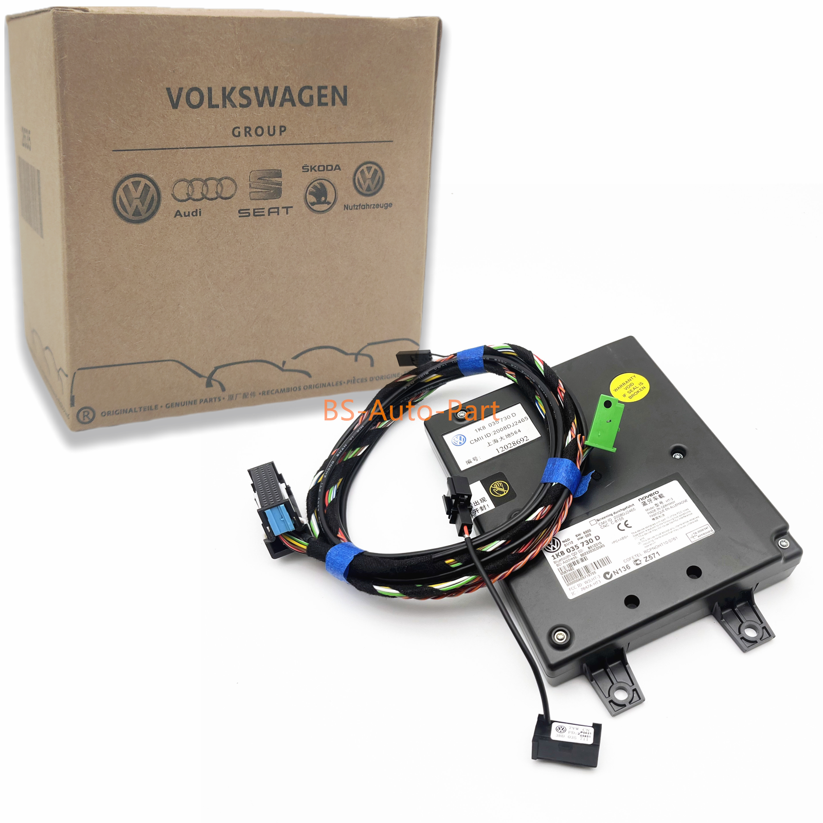 RCD510 Original Bluetooth Modul Mit Kabel + Mikrofon Für VW Tiguan Golf 5 6 Eos