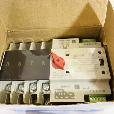 DUAL POWER TRANSFER SWITCH  4P 100A
