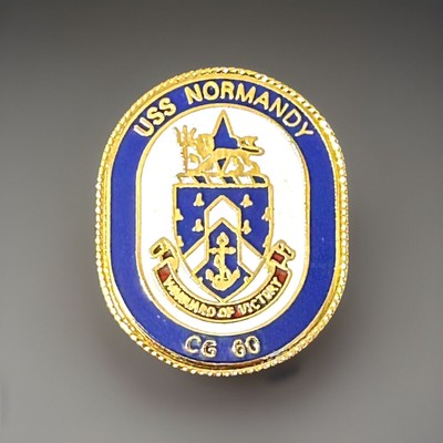 USS NORMANDY CG-60 Pin 1'' US Navy