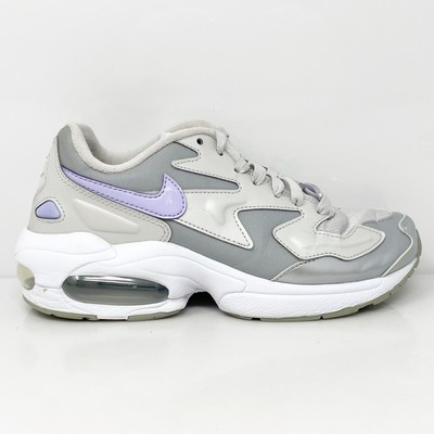 

Nike Womens Air Max 2 Light SE CJ7981-001 Серые повседневные кроссовки, размер 5,5, Серый, Air Max 2 Light SE