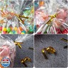 Labeol Cellophane Bags 300Pcs 5X7 Treat Bags with Ties Goodie Bag Clear Plastic Bag for Packaging Favor Gift Cookie Candy Bakery