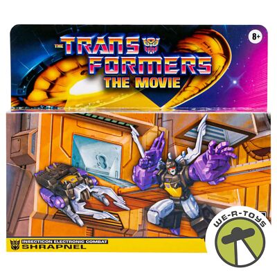 Transformers the Movie Retro G1 Shrapnel Action Figure 2023 Hasbro