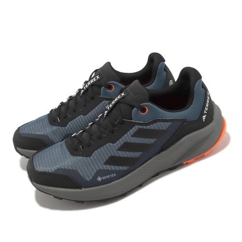 

Adidas Terrex Trailrider GTX Gore-Tex Wonder Steel Темно-синий Мужчины Бег Спорт HQ1234, Multi-coloured, Terrex Trailrider Gtx