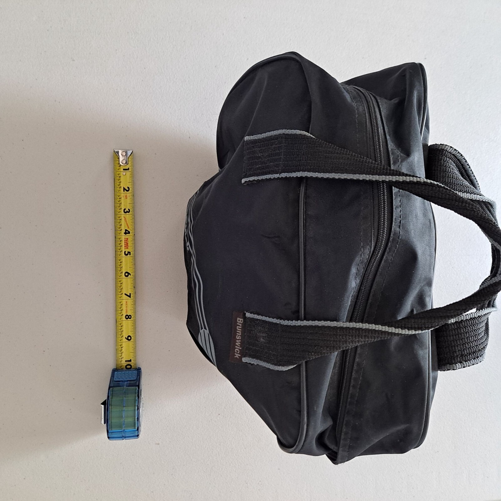 Brunswick Bowling Ball Bag Black Holder Insert Holds Single Ball Handle Soft