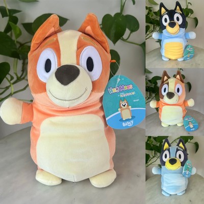 Squishmallows HugMees x Disney Bluey 10  Plush Bingo Sister Dog In Hand