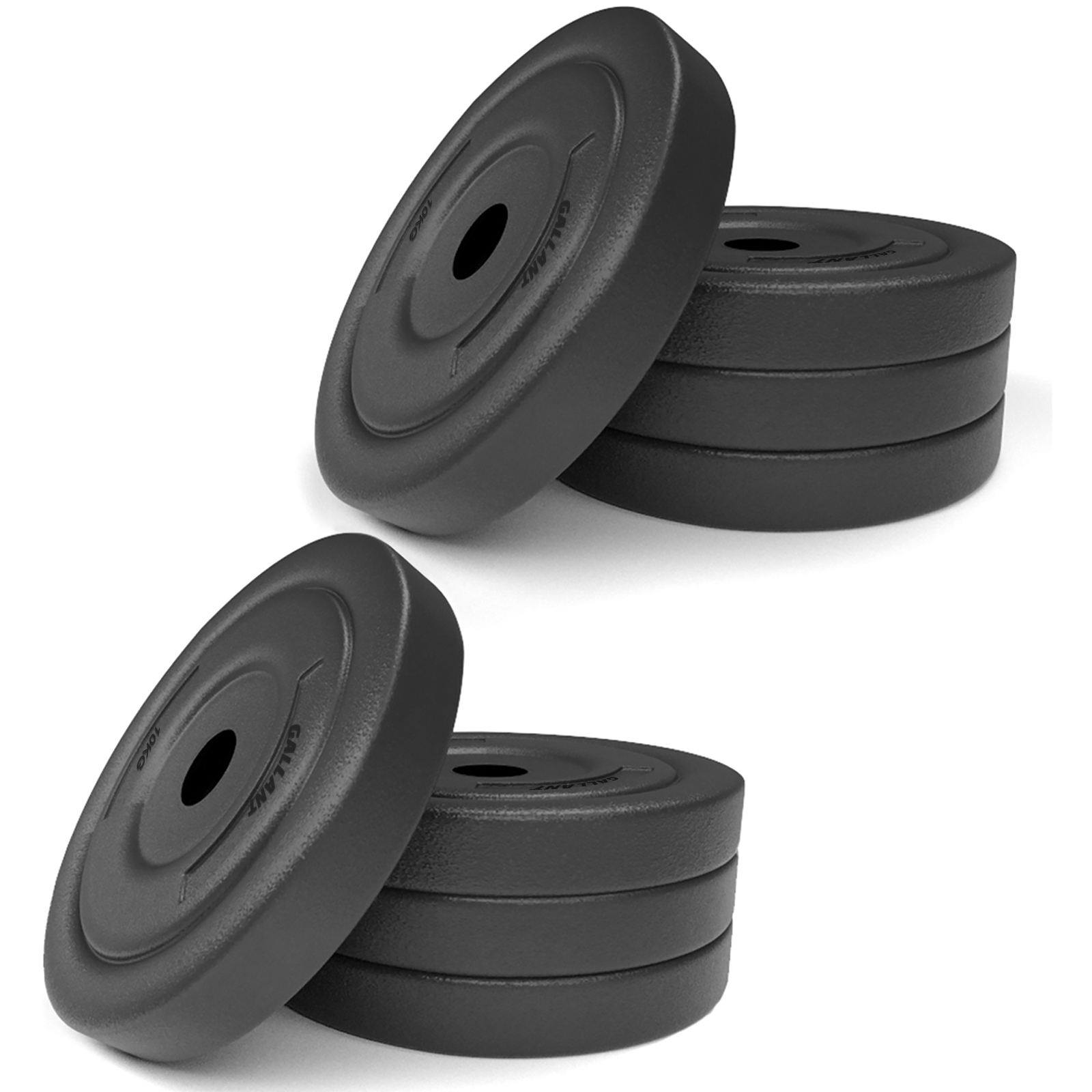 Weight Plates Set 1 Inch Vinyl Standard 10kg Barbell Dumbbell Lifting Training - Picture 12 of 12