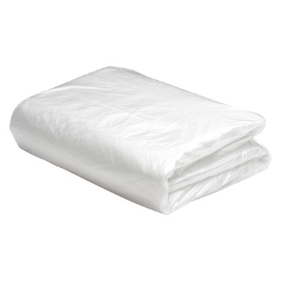 27.5'' Clear Disposable 100 Pack Plastic Foot Tub Liners Basin Bag Home Foot Spa