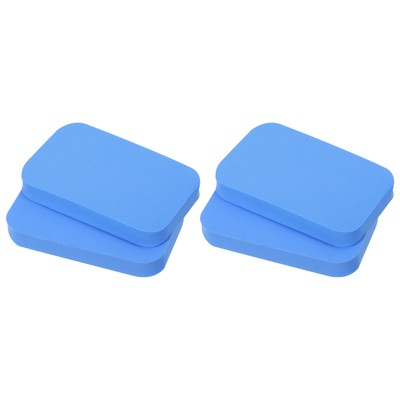 4Pcs Ping Pong Table Tennis Paddle Racket Rubber Cleaning Sponge, Blue