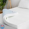 3 Inch Gel Memory Foam Mattress Topper Twin Size, Cooling Bed Topper for Pressure Relief with Removable Breathable Soft Cover, CertiPUR-US Certified