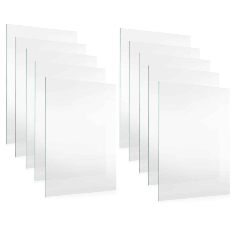 10 Sheets Of UV-Resistant Frame-Grade Acrylic Replacement for 8x10 Picture Frame