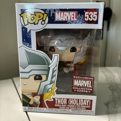 Funko POP Holiday Christmas Thor Marvel Collector Corps Exclusive #535