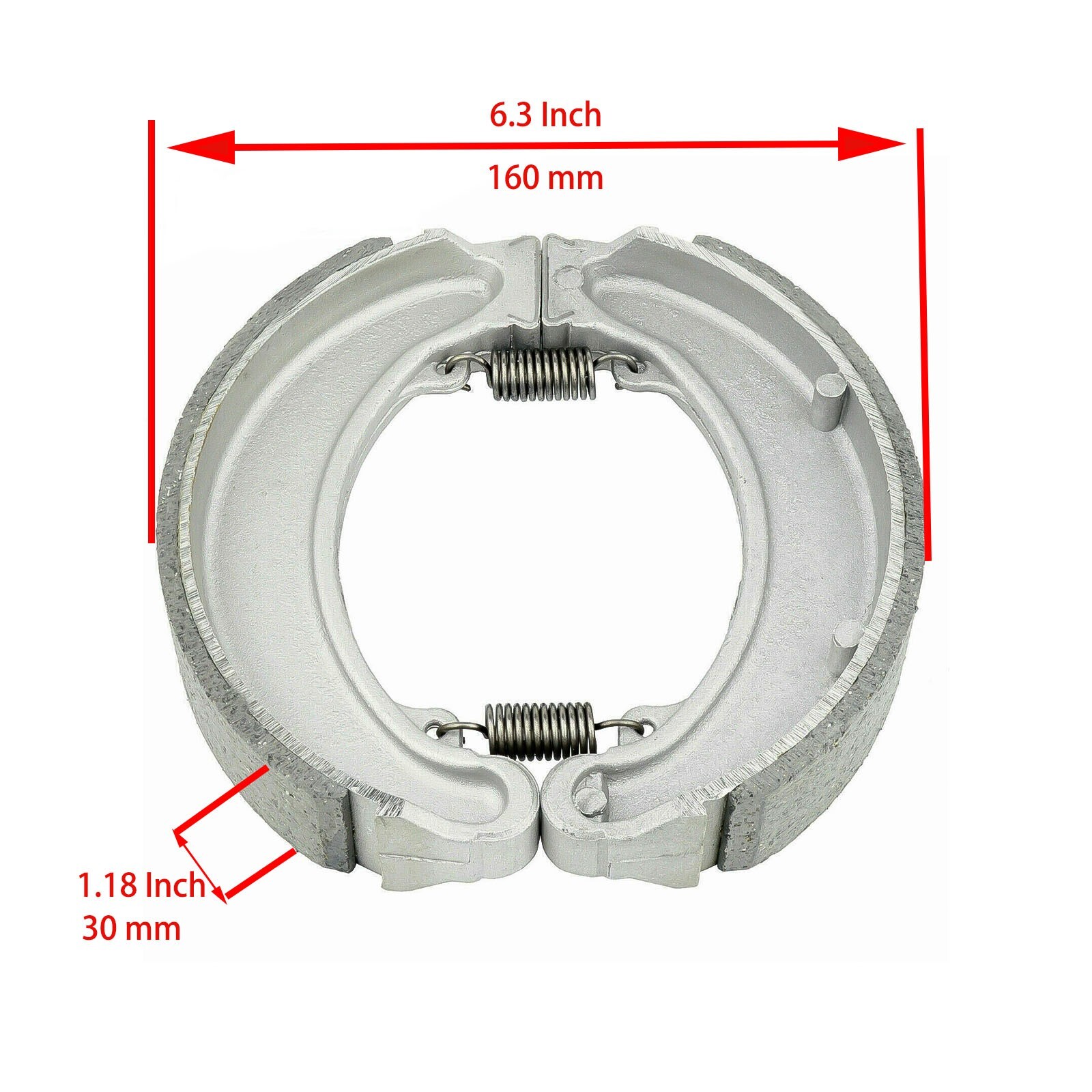 Rear High Performance Brake Shoes For Honda TRX 250 Fourtrax 250 1985 1986 1987