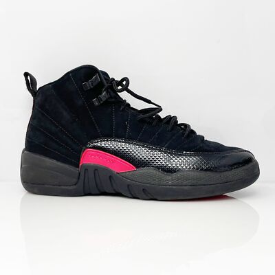 

Баскетбольные кроссовки Nike Boys Air Jordan 12 510815-006 черные, размер 7 лет, Черный, Air Jordan 12