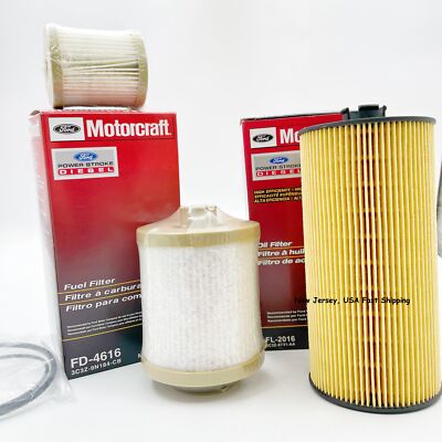 Diesel Oil & Fuel Filter FD-4616 FL-2016 Kit For 03-07 Ford 6.0L Powerstroke