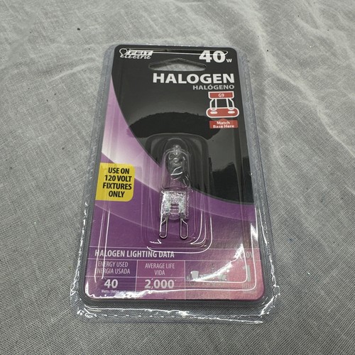 40 Watt Halogen LED Bulb G9 Base 120 Volt  Single Pack Feit 
