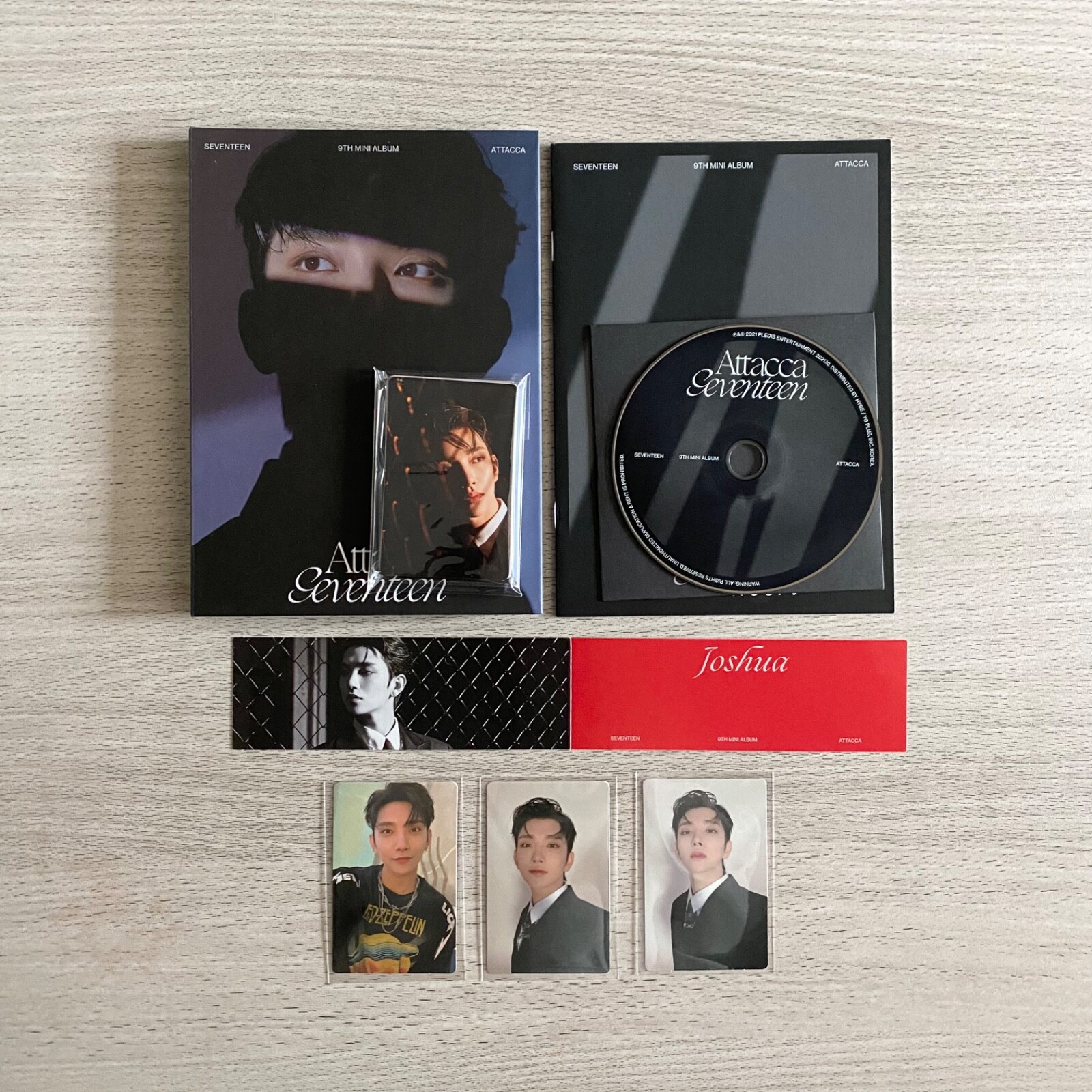 SEVENTEEN 9th mini album attacca carat ver. joshua set + SEVENTEEN 9th mini album attacca carat ver. joshua set +