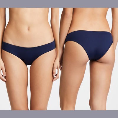 NWD $75 L Space Sandy Classic Low-Rise Bikini Bottoms in Blue [ XS ] #T823