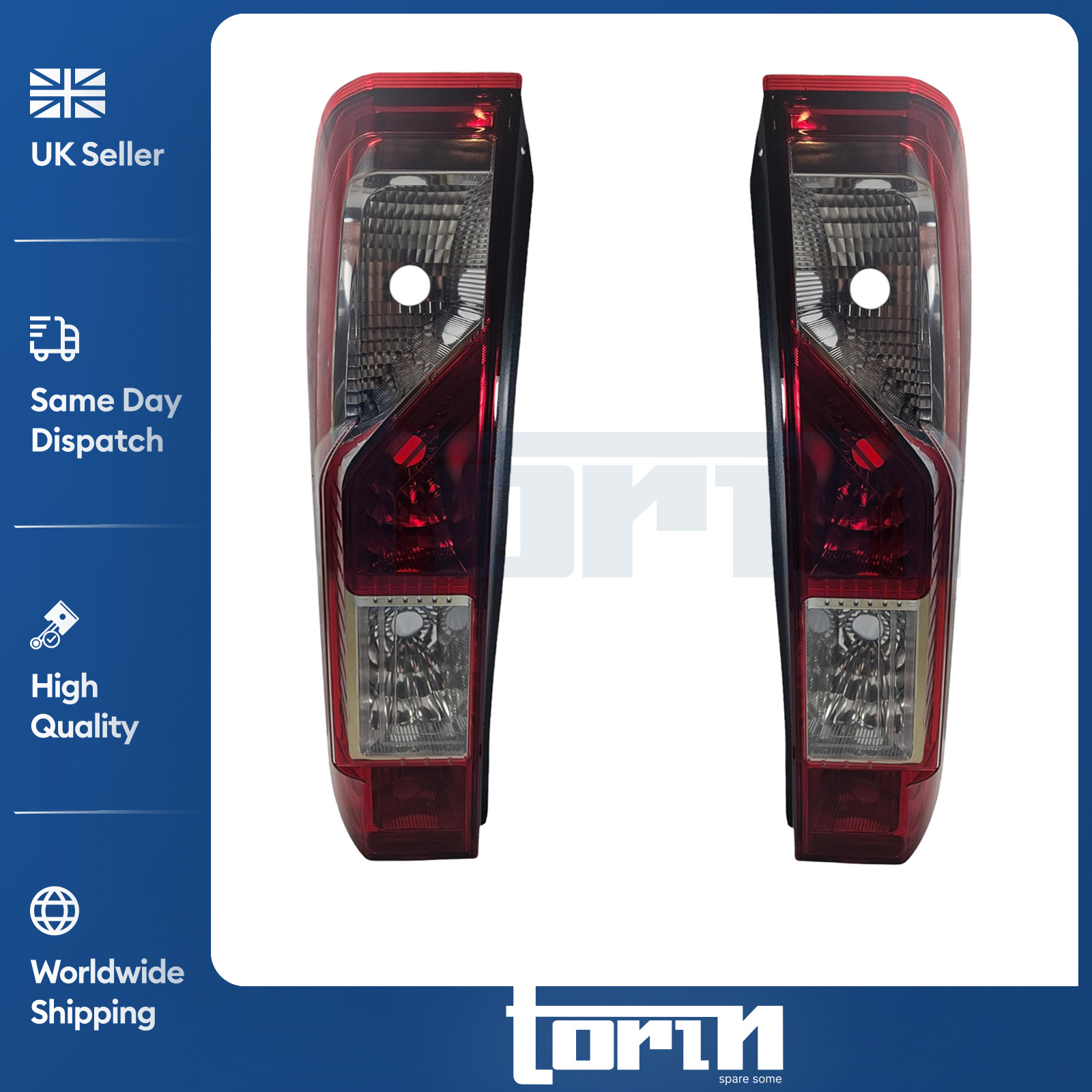 REAR TAIL SET LIGHT LAMP L & R FOR RENAULT MASTER MK3 MK4 NISSAN NV400 4419378